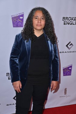 Hollywood, CA USA - 28 Şubat 2025: Wendy Pineda Kadın Yönetmenler Bursu Özel Gösterimi 'ne katıldı