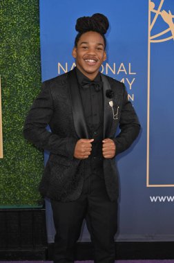 Los Angeles, CA USA - 15 Mart 2025: Terrence Little Gardenhigh 3. Yıllık Çocuk ve Aile Emmy Ödüllerine katıldı