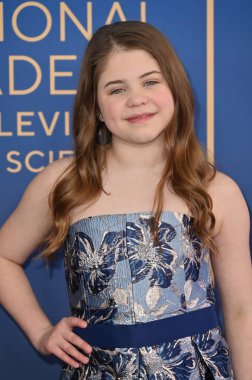 Los Angeles, CA USA - 15 Mart 2025: Pyper Braun 3. Yıllık Çocuk ve Aile Emmy Ödülleri 'ne katıldı