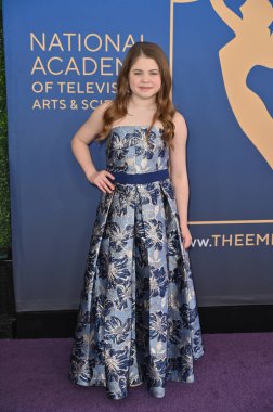 Los Angeles, CA USA - 15 Mart 2025: Pyper Braun 3. Yıllık Çocuk ve Aile Emmy Ödülleri 'ne katıldı