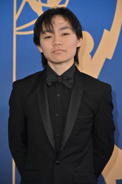 Los Angeles, CA USA - 15 Mart 2025: Izac Wang 3.Geleneksel Çocuk ve Aile Emmy Ödüllerine katıldı