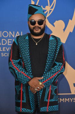 Los Angeles, CA USA - 15 Mart 2025: Lesego Vorster 3. Geleneksel Çocuk ve Aile Emmy Ödülleri 'ne katıldı