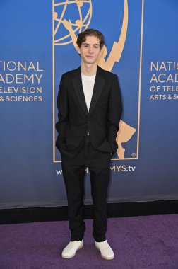 Los Angeles, CA USA - 15 Mart 2025: Jacob Tremblay 3. Geleneksel Çocuk ve Aile Emmy Ödülleri 'ne katıldı