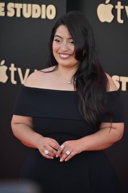 Hollywood, CA USA - 24 Mart 2025: Keyla Monterroso Mejia Apple TV 'ye katıldı The Studio World Premiere Screening