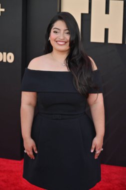Hollywood, CA USA - 24 Mart 2025: Keyla Monterroso Mejia Apple TV 'ye katıldı The Studio World Premiere Screening