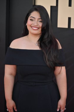 Hollywood, CA USA - 24 Mart 2025: Keyla Monterroso Mejia Apple TV 'ye katıldı The Studio World Premiere Screening