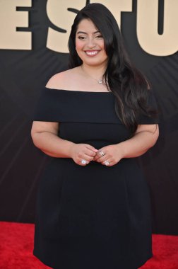 Hollywood, CA USA - 24 Mart 2025: Keyla Monterroso Mejia Apple TV 'ye katıldı The Studio World Premiere Screening