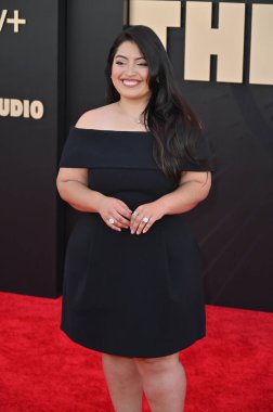 Hollywood, CA USA - 24 Mart 2025: Keyla Monterroso Mejia Apple TV 'ye katıldı The Studio World Premiere Screening
