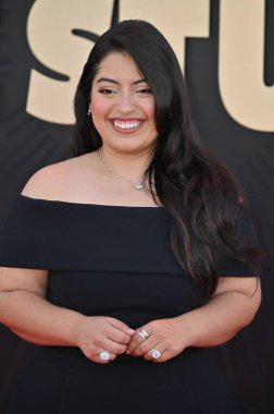 Hollywood, CA USA - 24 Mart 2025: Keyla Monterroso Mejia Apple TV 'ye katıldı The Studio World Premiere Screening