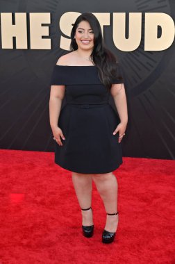Hollywood, CA USA - 24 Mart 2025: Keyla Monterroso Mejia Apple TV 'ye katıldı The Studio World Premiere Screening
