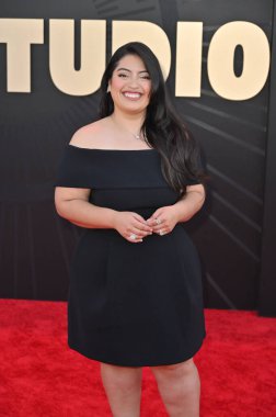 Hollywood, CA USA - 24 Mart 2025: Keyla Monterroso Mejia Apple TV 'ye katıldı The Studio World Premiere Screening