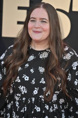 Hollywood, CA USA - 24 Mart 2025: Aidy Bryant Apple TV 'ye katıldı The Studio World Premiere Screening