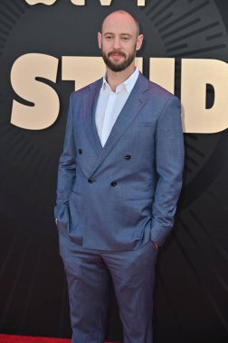 Hollywood, CA USA - 24 Mart 2025: Evan Goldberg Apple TV 'ye katılıyor The Studio World Premiere Screening