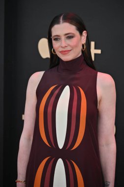 Hollywood, CA USA - 24 Mart 2025: Lauren Miller Apple TV 'ye katılıyor The Studio World Premiere Screening