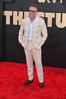 Hollywood, CA USA - 24 Mart 2025: Seth Rogen Apple TV 'ye katılıyor The Studio World Premiere Screening