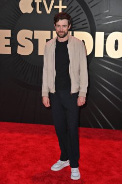 Hollywood, CA USA - 24 Mart 2025: Jack Whitehall Apple TV 'ye katılıyor The Studio World Premiere Screening