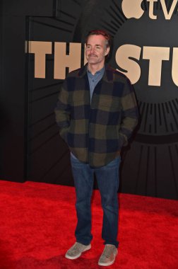 Hollywood, CA USA - 24 Mart 2025: Will Forte Apple TV 'ye katılıyor The Studio World Premiere Screening