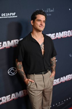 Hollywood, CA USA - 26 Mart 2025: Tyler Posey Screamboat filminin galasına katıldı