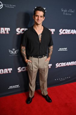Hollywood, CA USA - 26 Mart 2025: Tyler Posey Screamboat filminin galasına katıldı