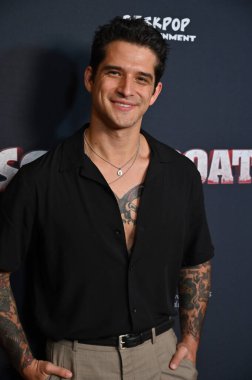 Hollywood, CA USA - 26 Mart 2025: Tyler Posey Screamboat filminin galasına katıldı