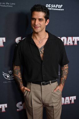 Hollywood, CA USA - 26 Mart 2025: Tyler Posey Screamboat filminin galasına katıldı