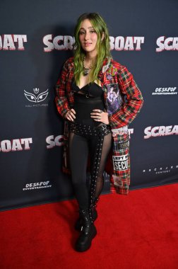 Hollywood, CA USA - 26 Mart 2025: Phem Screamboat filminin galasına katıldı
