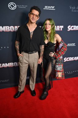 Hollywood, CA USA - 26 Mart 2025: Tyler Posey, Phem Screamboat filminin galasına katıldı