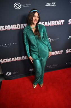Hollywood, CA USA - 26 Mart 2025: Helen Davis Screamboat filminin prömiyerine katıldı