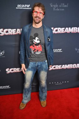Hollywood, CA USA - 26 Mart 2025: Josh Kelly Screamboat filminin galasına katıldı