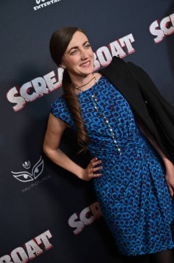 Hollywood, CA USA - 26 Mart 2025: Amber Martinez Screamboat filminin galasına katıldı