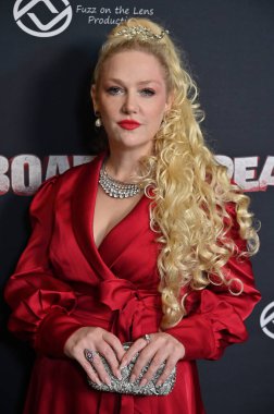 Hollywood, CA USA - 26 Mart 2025: Yaz Helene Screamboat filminin prömiyerine katıldı