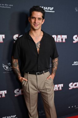 Hollywood, CA USA - 26 Mart 2025: Tyler Posey Screamboat filminin galasına katıldı