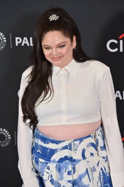 Hollywood, CA USA - 28 Mart 2025 Megan Stalter PaleyFest LA Hacks 'a katıldı.