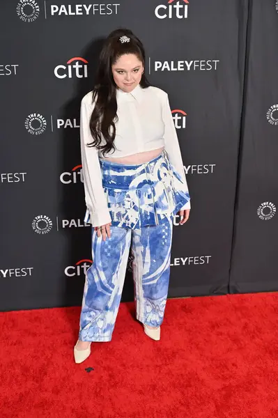 Hollywood, CA USA - 28 Mart 2025 Megan Stalter PaleyFest LA Hacks 'a katıldı.