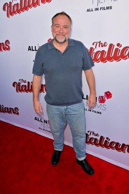 Hollywood, CA USA - 10 Nisan 2025: David DeLuise, The Italians filminin galasına katıldı