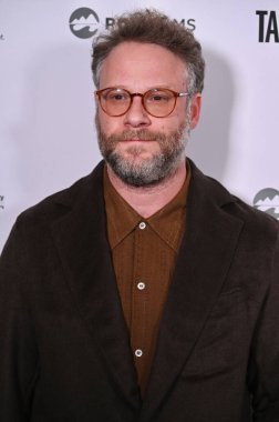 Los Angeles, CA USA - 16 Nisan 2025: Seth Rogen Take Care filminin prömiyerine katıldı