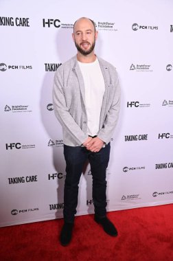 Los Angeles, CA USA - 16 Nisan 2025: Evan Goldberg Take Care filminin prömiyerine katıldı
