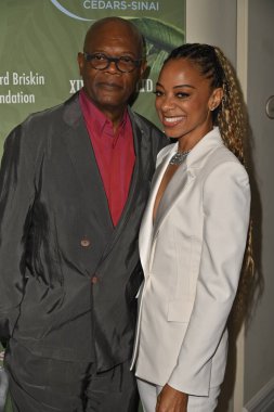 Beverly Hills, CA USA - 1 Mayıs 2025: Samuel L Jackson, Nischelle Turner Kadınlar Birliği Cedars Sinai Bahar Yemeği 'ne katıldı