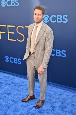 Hollywood, CA USA - 7 Mayıs 2025 Justin Hartley CBS Festivali 2025 'e katıldı