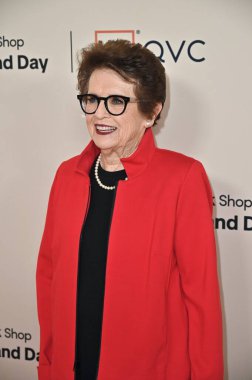 Santa Monica, CA USA - 14 Mayıs 2025: Billie Jean King QVC TikTok Shop Super Brand Day 'e katıldı