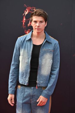 Hollywood, CA USA - 12 Mayıs 2025: Javi Luna Son Durak Kan Hattının galasına katıldı