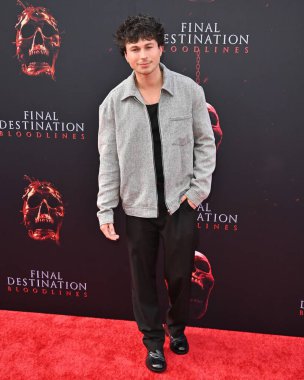 Hollywood, CA USA - 12 Mayıs 2025: Sean Schutt Son Durak Kan Hattının galasına katıldı