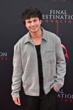 Hollywood, CA USA - 12 Mayıs 2025: Sean Schutt Son Durak Kan Hattının galasına katıldı