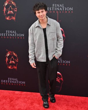 Hollywood, CA USA - 12 Mayıs 2025: Sean Schutt Son Durak Kan Hattının galasına katıldı