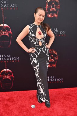 Hollywood, CA USA - 12 Mayıs 2025: Heidi Wong Final Varış Noktası Kan Hattının prömiyerine katıldı