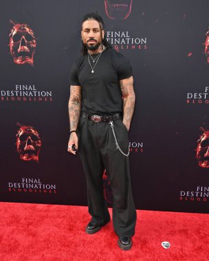 Hollywood, CA USA - 12 Mayıs 2025: Dom Gabriel Final Destination Bloodlines 'ın galasına katıldı