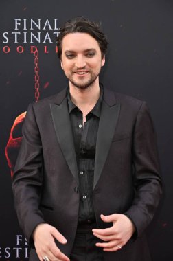 Hollywood, CA USA - 12 Mayıs 2025: Richard Harmon Final Destination Bloodlines 'ın prömiyerine katıldı