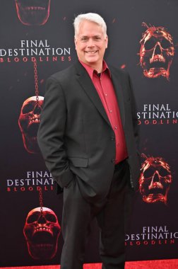 Hollywood, CA USA - 12 Mayıs 2025: Craig Perry Final Destination Bloodlines 'ın galasına katıldı