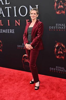 Hollywood, CA USA - 12 Mayıs 2025: Lori Evans Taylor Final Destination Bloodlines 'ın galasına katıldı