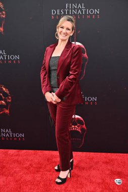 Hollywood, CA USA - 12 Mayıs 2025: Lori Evans Taylor Final Destination Bloodlines 'ın galasına katıldı